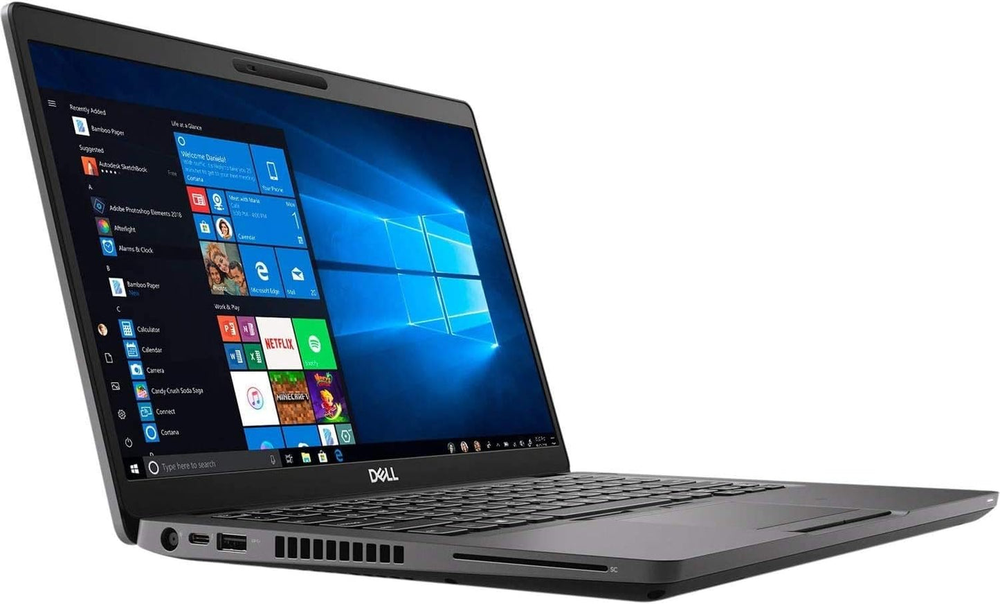 Dell Refurbished Laptop: Intel i5 CPU, 16GB RAM, 256GB SSD, Windows 11 Pro,14" Screen, WiFi, BT, LAN - LAP-DL5400