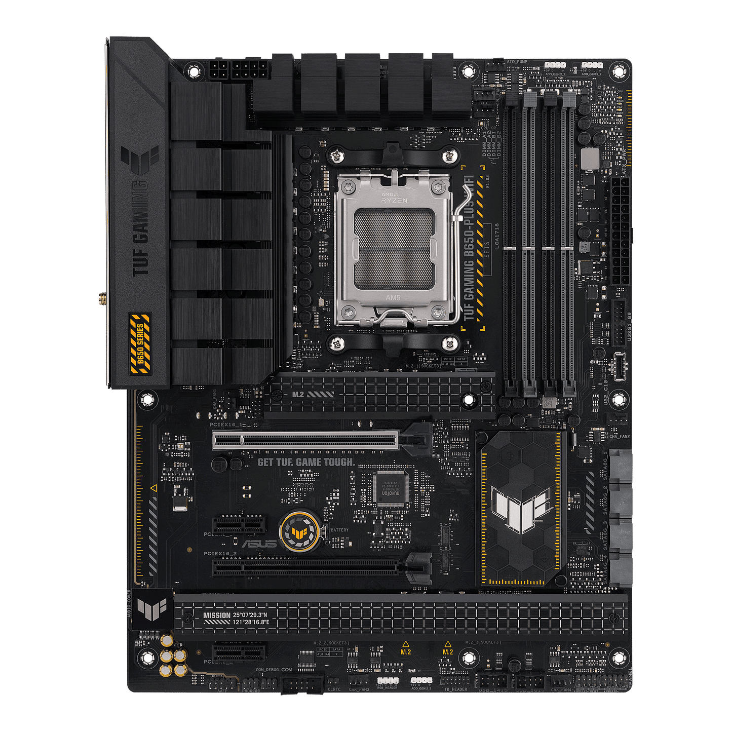 Asus Gaming B650-PLUS WIFI ATX Motherboard, So. AM5, 2.5Gb LAN, RAID, DDR5, HDMI/DP, USB3.2 - MBA-B650PW