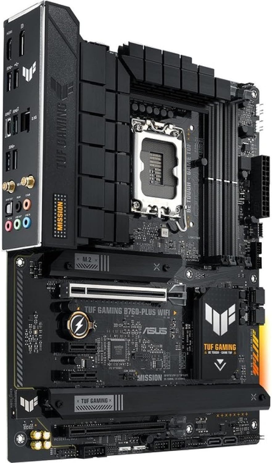 ASUS B760 Plus WiFi ATX Motherboard, So. 1700, DDR5, 2.5Gb LAN, DP/HDMI, USB3.2, Audio, RAID - MBI-B760PWD5