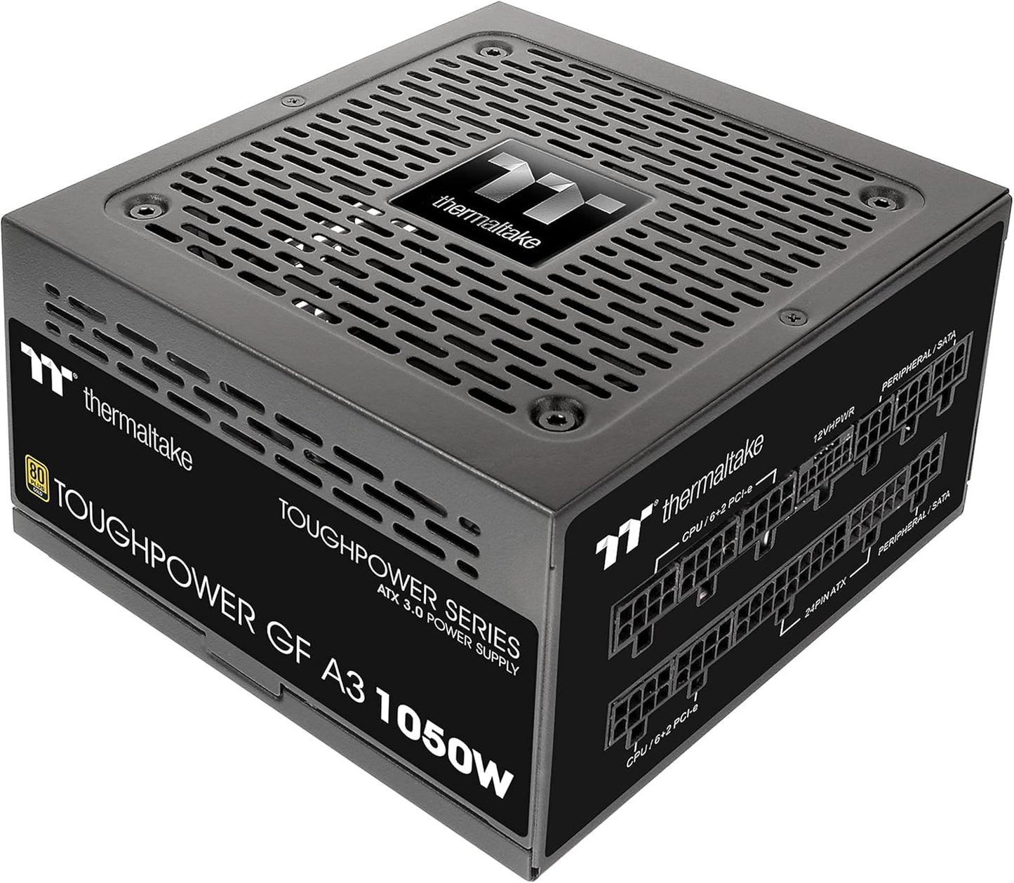 1050W Thermaltake Toughpower GF A3 Modular Power Supply, 80+ Gold Certified, ATX3.0, PCIE 5.0 - POW-1050TPGFA3
