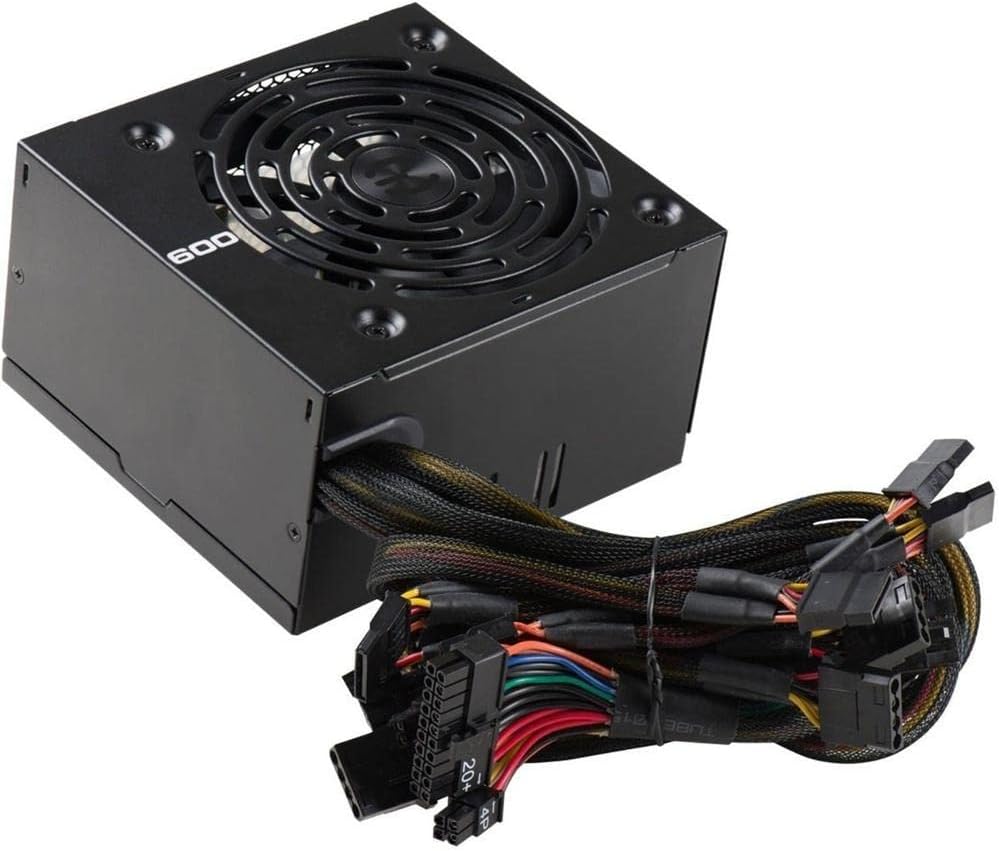 600W EVGA Power Supply, 80 Plus Certified - POW-600EVGAW1