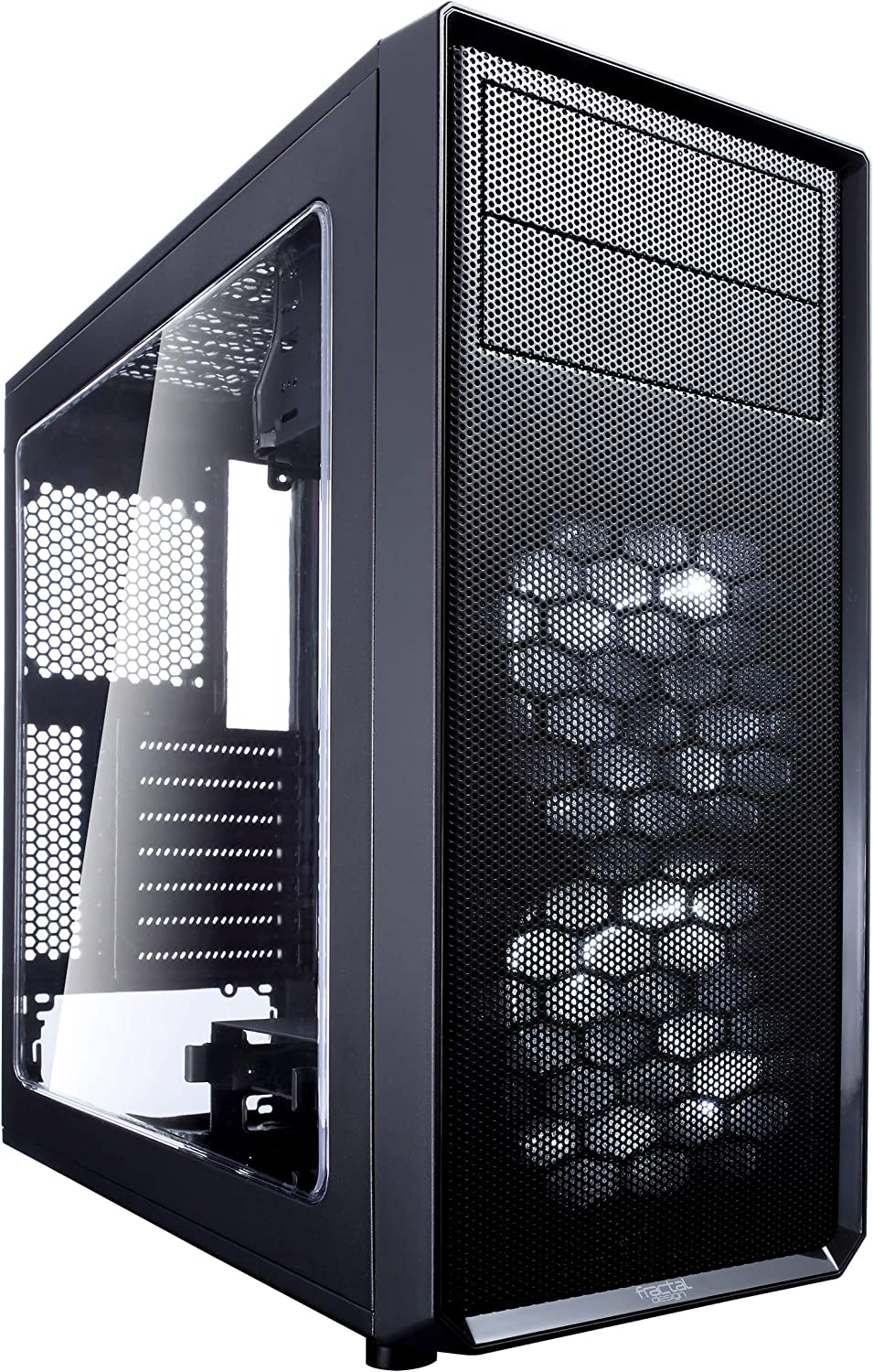 Fractal Design Focus G ATX Case, Black, Side Window, No Power Supply, USB3.1 - CAS-FOCUSG