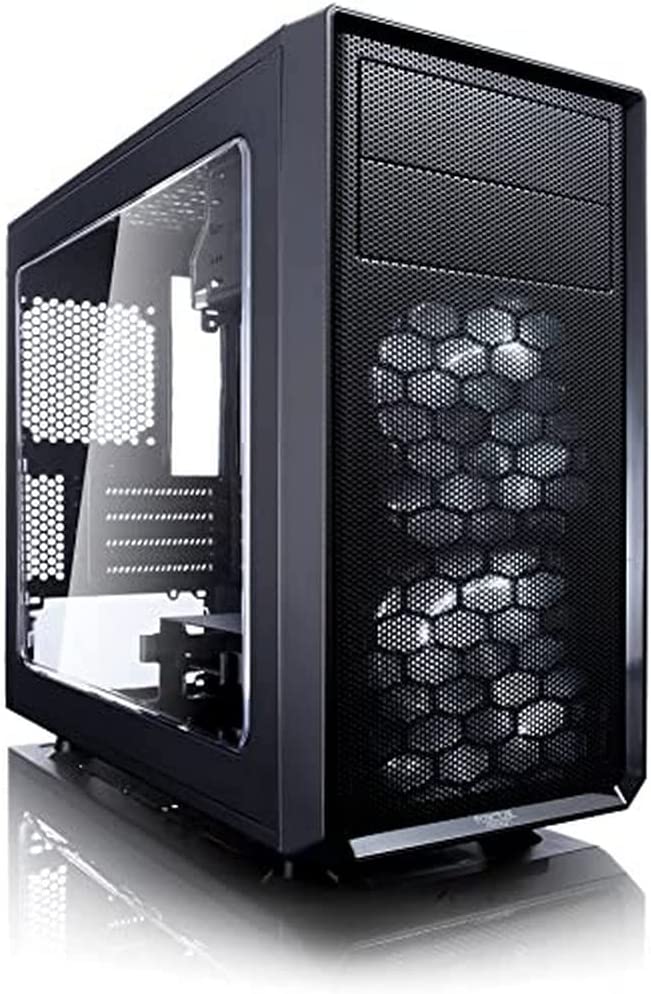 Fractal Design Focus G Micro ATX Case, Black, Side Window, No Power Supply, USB3.1 - CAS-FOCUSGM