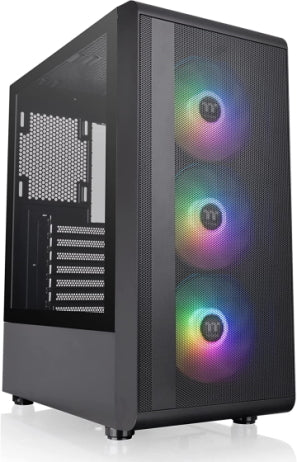 Thermaltake S200 TG ARGB ATX Case with Window, No Power Supply, USB3.0, 3xRGB Fans - CAS-S200RGB