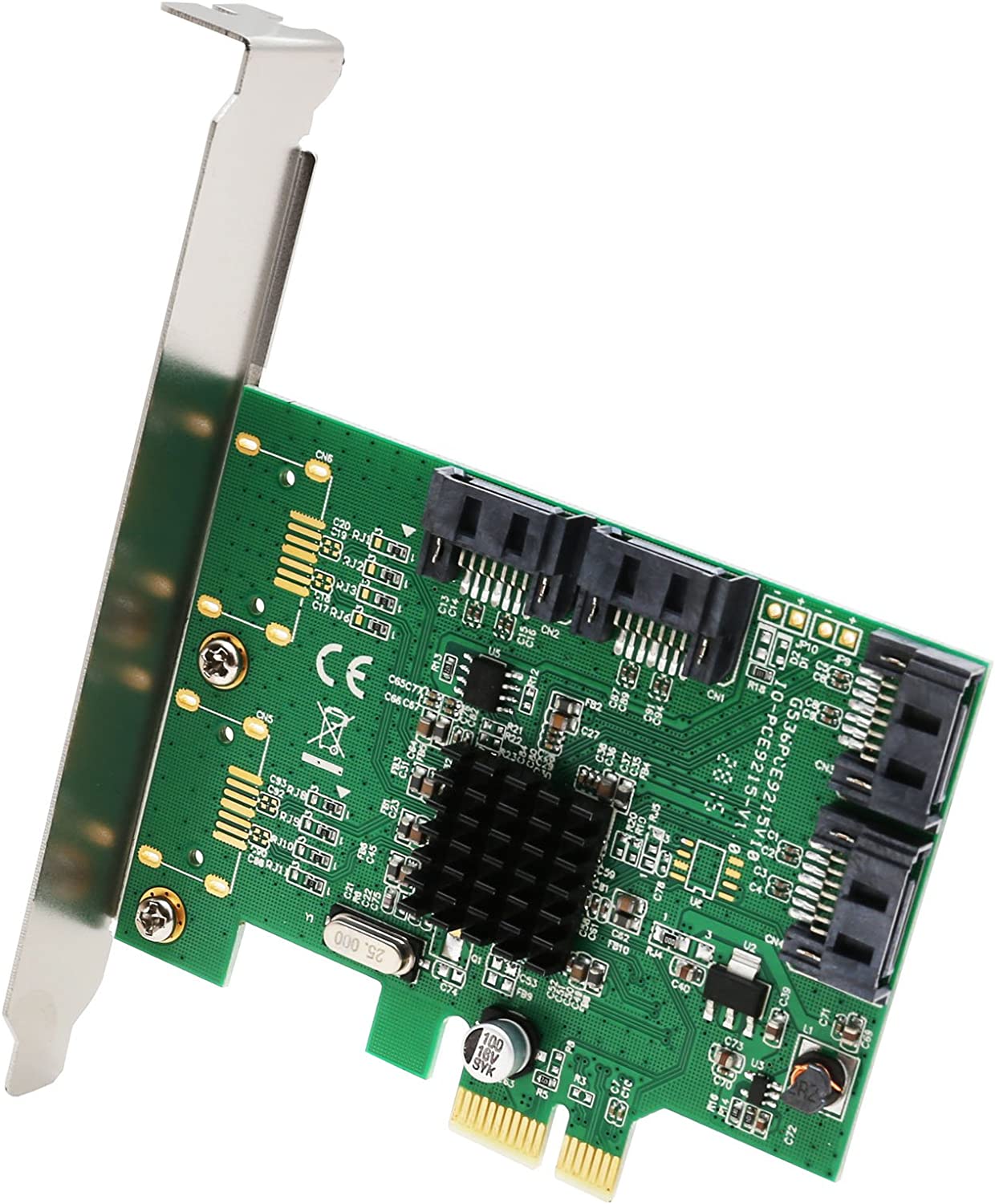 SATA III PCI-Express2.0 x1 Controller, 4 ports - CON-SATAIII