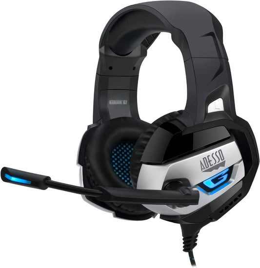 Adesso Xtream G2 USB Stereo Headset with Microphone, Over the Head Design - MIC-XTREAMG2