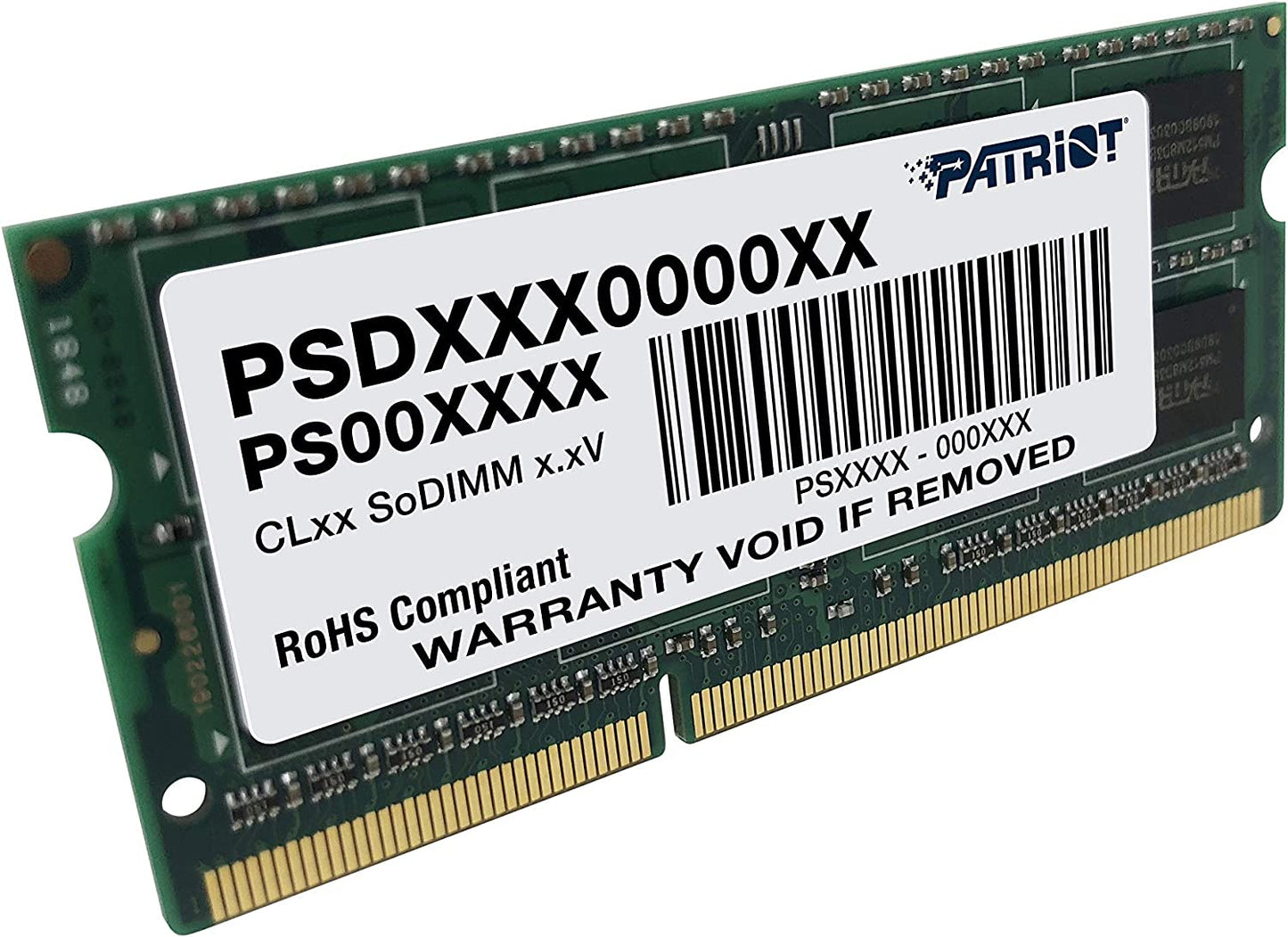 4GB DDR3 PC3-12800 (1600MHz) SODIMM (for Notebooks), Low Voltage, 1.35V - MYN-4GBDDR3L