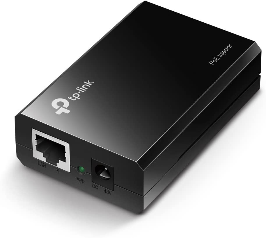 TP-Link TL-POE160S Gigabit PoE Injector, Supplies 15.4W PoE or 30W PoE+ to Network - NPE-TLPOE160S
