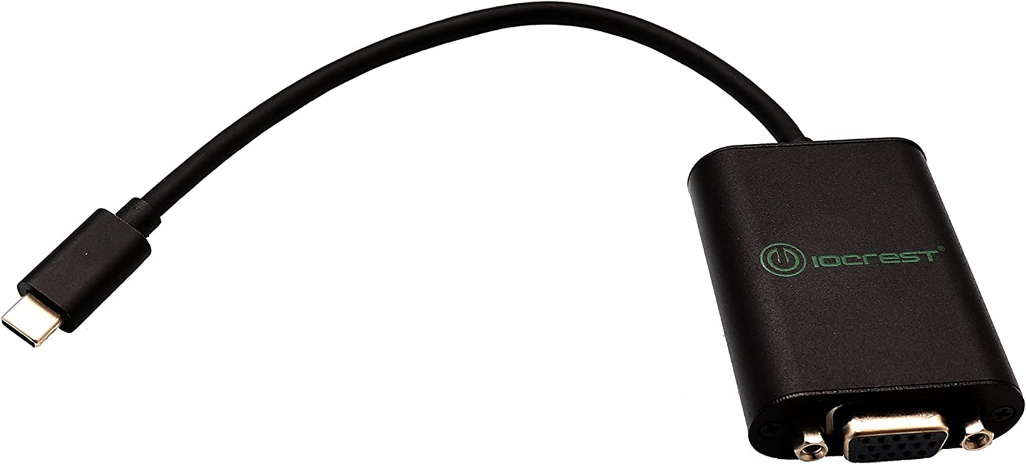 External Type-C (DisplayPort) to VGA Video Adapter, 2048 x1152 max resolution - VID-UCVGA