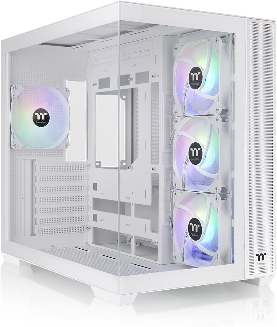 Thermaltake View 380 TG ARGB ATX Case with Window, No Power Supply, USB Type-A & C, 4xARGB Fans - CAS-VIEW380W