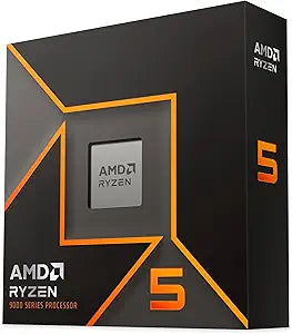 AMD Ryzen 5 9600X 6-Core Unlocked CPU: 3.9/5.4GHz, 32MB L3 Cache, Socket AM5 - CPA-R59600X