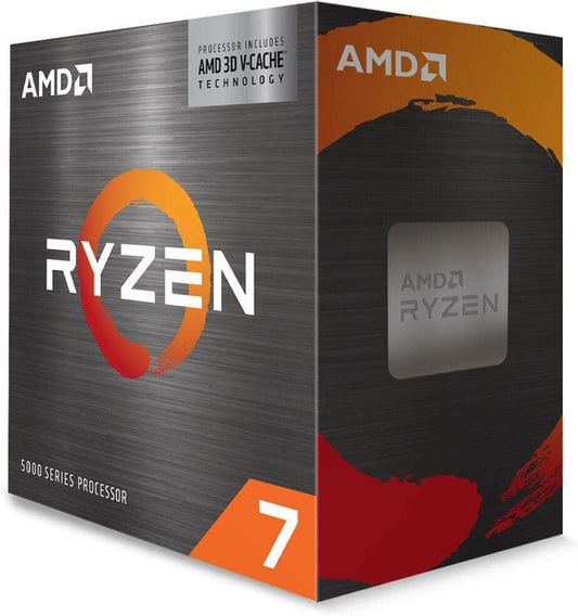 AMD Ryzen 7 5700X3D 8-Core Unlocked CPU: 3.0/4.1GHz, 96MB L3 Cache, Socket AM4 - CPA-R75700X3D