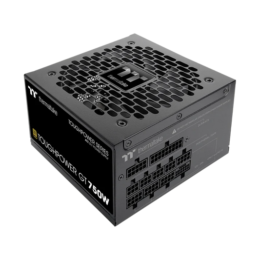 750W Thermaltake Toughpower GT Modular Power Supply, Active PFC, 80+ Gold, ATX3.1, PCIE 5.1 - POW-750TPGT