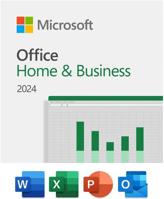 Microsoft Office Home & Business 2024: Word, Excel, PowerPoint, Outlook, No Media - SFP-OFFHB24
