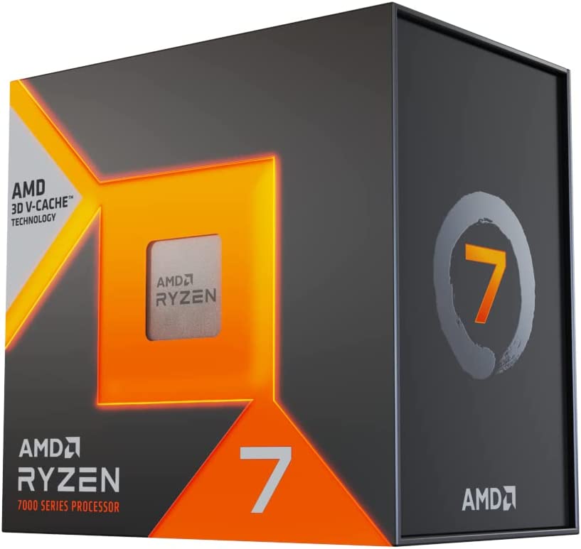 AMD Ryzen 7 7800X3D 8-Core Unlocked CPU: 4.2/5.0GHz, 96MB L3 Cache, Onboard Graphics, Socket AM5 - CPA-R77800X3D
