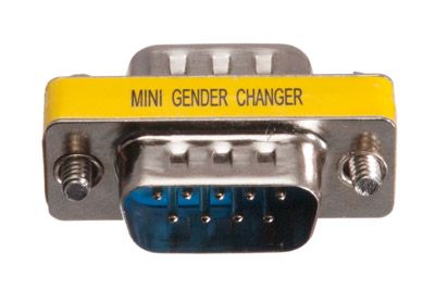 DB9 (DE9) Male to DB9 (DE9) Male Gender Changer - ADA-9M9M