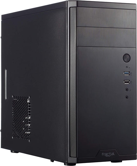 Fractal Design Core 1100 Micro ATX Case, Black, No Power Supply - CAS-FDC1100