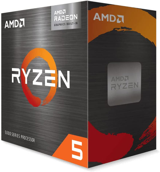 AMD Ryzen 5 5600G 6-Core CPU: 3.9/4.4GHz, 16MB L3 Cache, Socket AM4, On-Chip Graphics, Fan included - CPA-R55600G