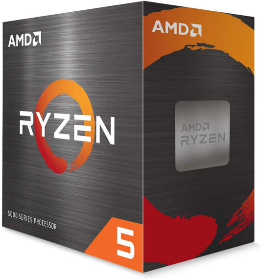 AMD Ryzen 5 5600X 6-Core Unlocked CPU: 3.7GHz, 32MB L3 Cache, Socket AM4, Fan included - CPA-R55600X