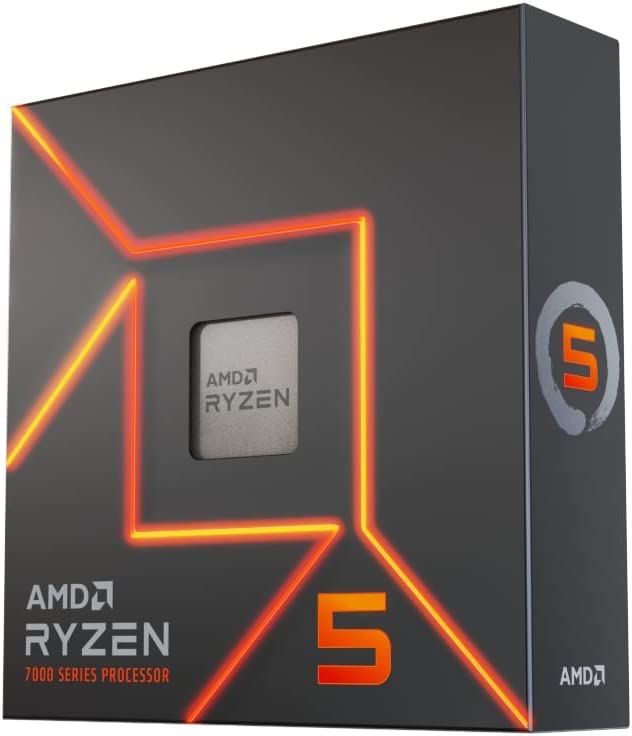 AMD Ryzen 5 7600X 6-Core Unlocked CPU: 4.7/5.3GHz, 32MB L3 Cache, Socket AM5 - CPA-R57600X