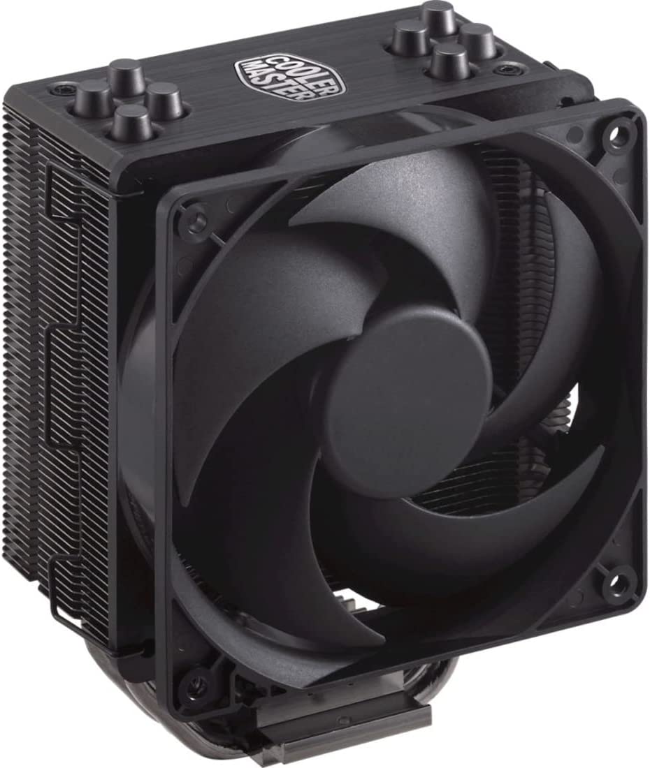 Cooler Master 212 Black CPU Fan for Intel: 1156/1155/1150/1151/1200/1700, AMD: AM2+/AM3+/AM4/FM2+ - FAP-CM212BKR2