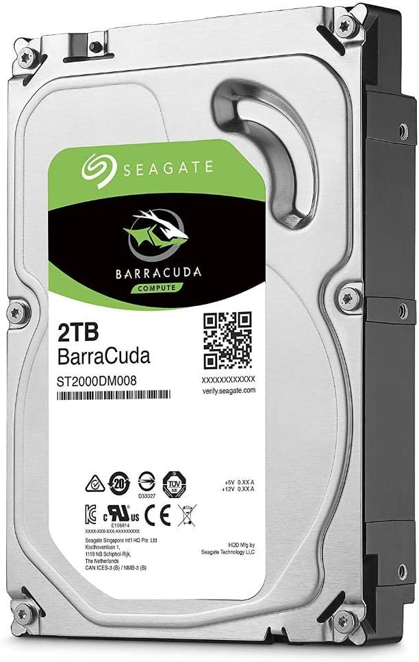 Seagate Barracuda 2TB 7200rpm SATA 6Gb/s Hard Disk Drive, 3.5" - HAR-2TB64S