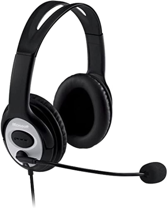 Microsoft LifeChat LX-3000 USB Stereo Headset with Microphone, Over the Head Design - MIC-LX3000