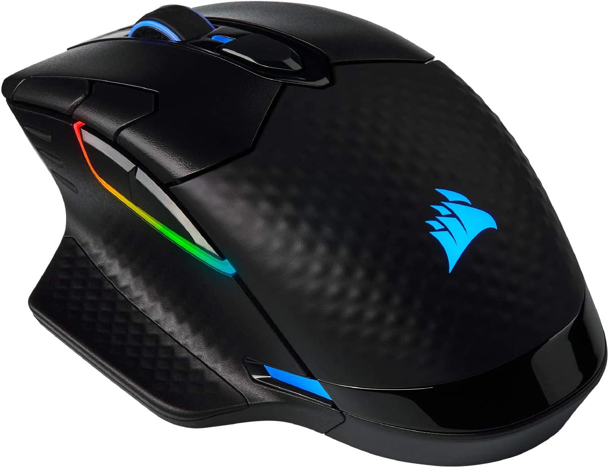 Corsair Dark Core RGB PRO Wireless/Wired Gaming Mouse, 8 Programmable Buttons, 18000 DPI -MOU-DARKRGB
