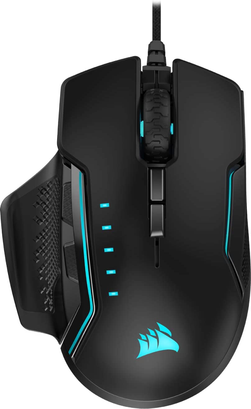 Corsair Glaive RGB Pro Gaming Mouse, 7 Programmable Buttons, 18000 DPI, US - MOU-GLAIVERGB