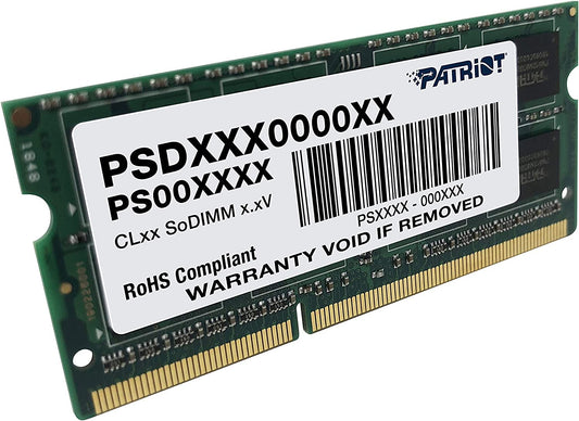 4GB DDR3 PC3-12800 (1600MHz) SODIMM (for Notebooks), Low Voltage, 1.35V - MYN-4GBDDR3L