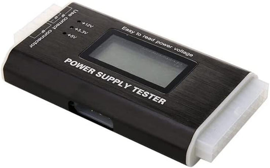 Power Supply Tester w/ LCD, works with both 20-pin and 24-pin power supplies - POW-TESTLCD