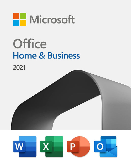 Microsoft Office Home & Business 2021: Word, Excel, PowerPoint, Outlook, OneNote. No Media - SFP-OFFHB21