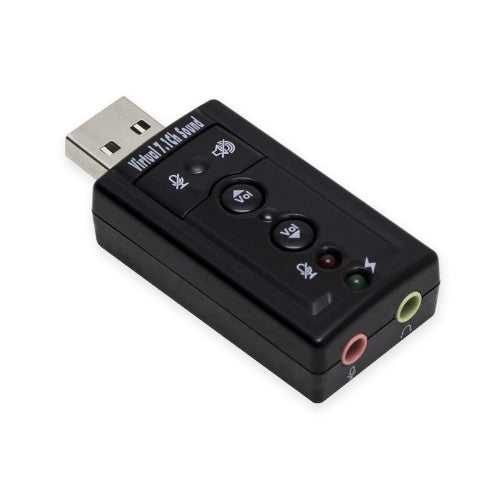 2-Channel Sound Adapter with Virtual 7.1 Surround, USB - SOU-USB