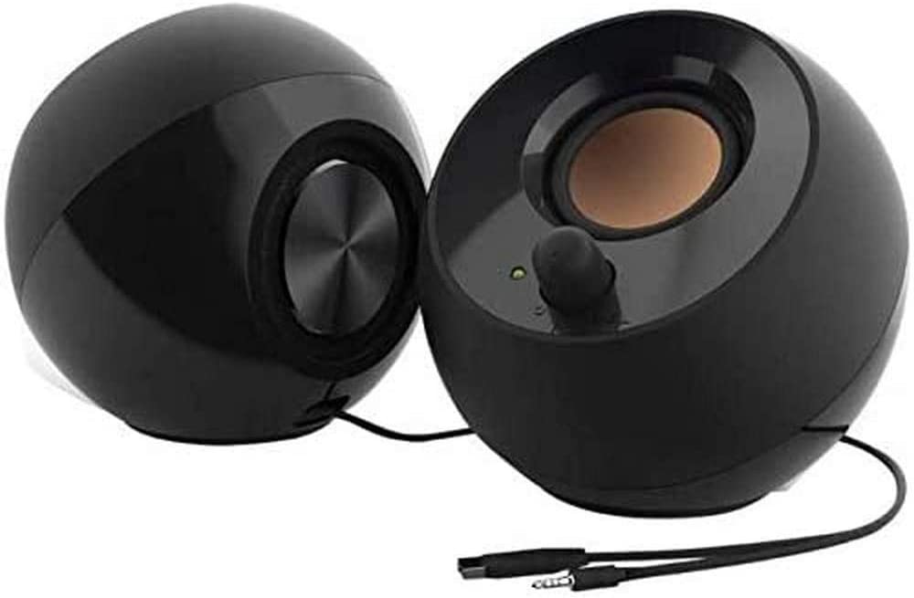 Creative Pebble 2-Piece Speaker System, 4.4W RMS, USB power, Black - SPE-PEBBLE