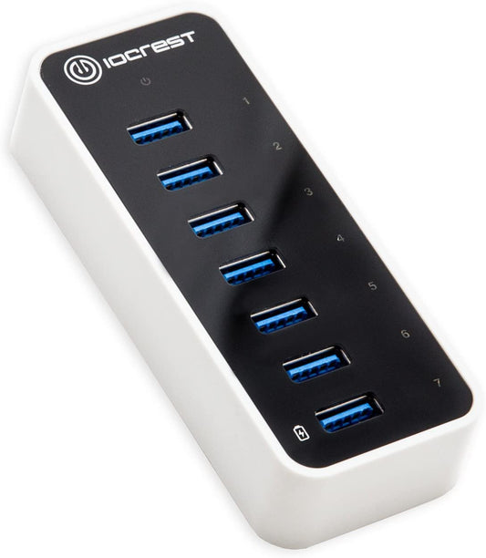 USB 3.0 7-port Hub with One Fast Charging port, AC Power Adapter included - HUB-7U3P